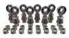 3/4 x 3/4-16 Chromoly 4 Link Kit With 3/4 To 3/8 High Misalignment Spacers, Weld-In Bungs .250 & Jam Nuts