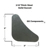 90 Deg. 3/16" Thick 3" x 3" Solid Corner Gusset