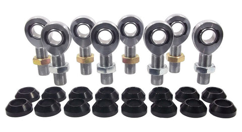 7/8 x 7/8-14 Chromoly 4 Link Kit With 7/8 Aluminum Cone Spacers & Jam Nuts