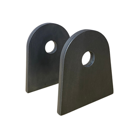 Bushing Mount Tab 9/16" Hole 1/4" Thick 2 3/4" Tall Chassis Flat Tab (Sold In Pairs)