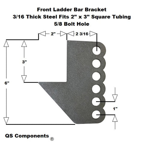 Front Ladder Bar Bracket Fits 2