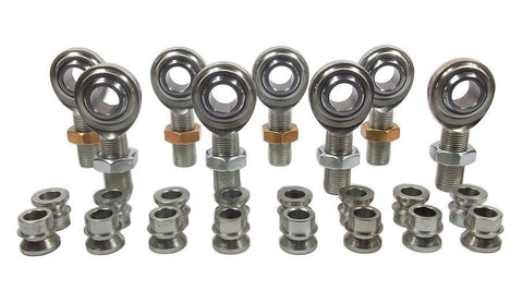 3/4 x 3/4-16 Economy 4 Link Kit With 3/4 To 3/8 High Misalignment Spacers & Jam Nuts