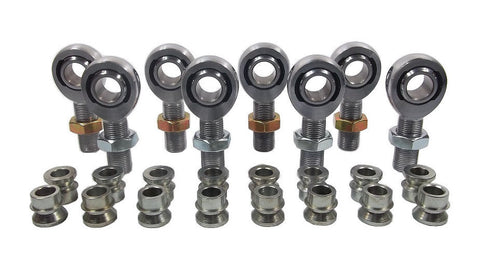 3/4 x 3/4-16 Chromoly 4 Link Kit With 3/4 To 3/8 High Misalignment Spacers & Jam Nuts
