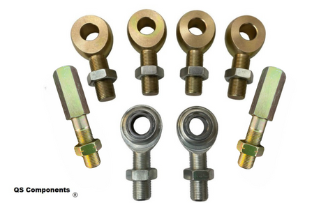 Ladder Bar Rod End Kit With Adjusters (5/8-18 Economy Rod Ends)