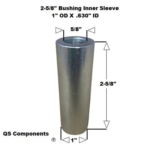 2 5/8" Width 5/8" Hole Poly Bushing Kit