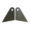 Offset Tab 9/16" Hole 1/4" Thick 4" Tall 3 3/4" Base Chassis Flat Tab (Sold In Pairs)