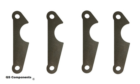 Rear 180 Ladder Bar Brackets 8" Centered Hole Spacing Fits 3" Axle Tube 5/8 Hole (Qty 4)