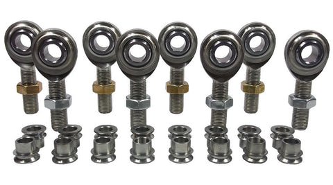 1/2 x 1/2-20 Economy 4 Link Kit With 1/2 To 3/8 High Misalignment Spacers & Jam Nuts