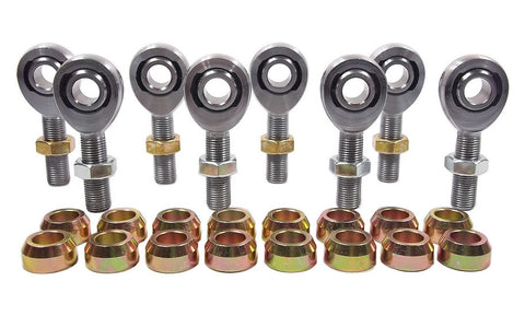 1/2 x 1/2-20 Chromoly 4 Link Kit With 1/2 Steel Cone Spacers & Jam Nuts