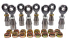 1/2 x 1/2-20 Chromoly 4 Link Kit With 1/2 Steel Cone Spacers, Weld-In Bungs .083 & Jam Nuts