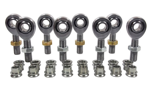 1/2 x 1/2-20 Chromoly 4 Link Kit With 1/2 To 3/8 High Misalignment Spacers & Jam Nuts