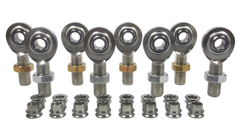 1/2 x 5/8-18 Economy 4 Link Kit With 1/2 To 3/8 High Misalignment Spacers & Jam Nuts