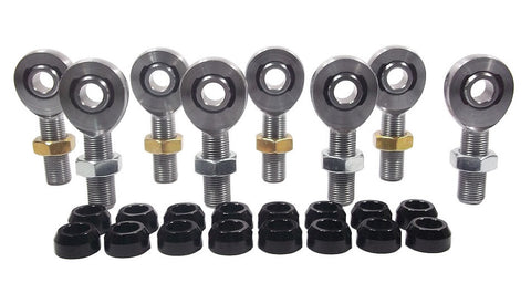 1/2 x 5/8-18 Chromoly 4 Link Kit With 1/2 Aluminum Cone Spacers & Jam Nuts