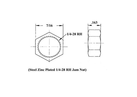 Economy Quarter Scale Car Rod End Kit (CM Series 2 Piece Rod Ends)