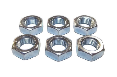 3/4-16 Steel Right Hand Jam Nuts (6 Pack)