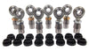 3/4 x 3/4-16 Economy 4 Link Kit With 3/4 Aluminum Cone Spacers, Weld-In Bungs .120 & Jam Nuts