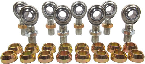 3/4 x 3/4-16 Economy 4 Link Kit With 3/4 Steel Cone Spacers & Jam Nuts