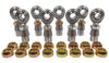 3/4 x 3/4-16 Economy 4 Link Kit With 3/4 Steel Cone Spacers, Weld-In Bungs .095 & Jam Nuts