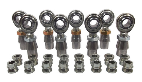 3/4 x 3/4-16 Economy 4 Link Kit With 3/4 To 1/2 High Misalignment Spacers, Weld-In Bungs .095 & Jam Nuts