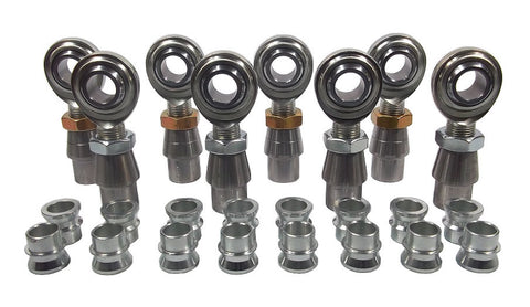 3/4 x 3/4-16 Economy 4 Link Kit With 3/4 To 5/8 High Misalignment Spacers, Weld-In Bungs .120 & Jam Nuts