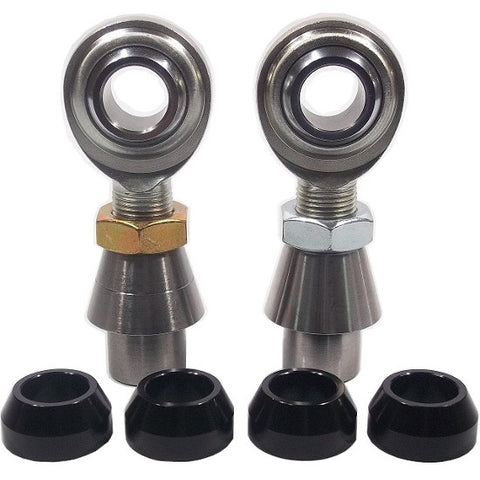 3/4 x 3/4-16 Economy Panhard Bar Kit With 3/4 Aluminum Cone Spacers, Weld-In Bungs .250 & Jam Nuts