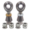 3/4 x 3/4-16 Economy Panhard Bar Kit With 3/4 To 1/2 High Misalignment Spacers, Weld-In Bungs .250 & Jam Nuts