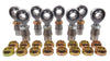 3/4 x 3/4-16 Chromoly 4 Link Kit With 3/4 Steel Cone Spacers, Weld-In Bungs .120 & Jam Nuts