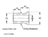 3/4 x 3/4-16 Economy 4 Link Kit With 3/4 To 1/2 High Misalignment Spacers, Weld-In Bungs .120 & Jam Nuts