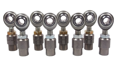3/8 x 3/8-24 Economy 4 Link Kit With Weld-In Bungs .058 & Jam Nuts