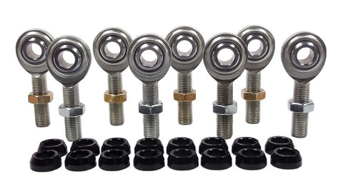 3/8 x 3/8-24 Economy 4 Link Kit With 3/8 Aluminum Cone Spacers & Jam Nuts