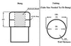 3/8 x 3/8-24 Economy Panhard Bar Kit With Weld-In Bungs .058 & Jam Nuts