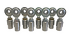 5/16 x 3/8-24 Economy 4 Link Kit With Weld-In Bungs .058 & Jam Nuts