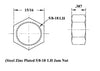 1/2 x 5/8-18 Chromoly 4 Link Kit With Jam Nuts