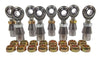 5/8 x 5/8-18 Economy 4 Link Kit With 5/8 Steel Cone Spacers, Weld-In Bungs .120 & Jam Nuts