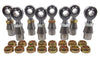 5/8 x 5/8-18 Chromoly 4 Link Kit With 5/8 Steel Cone Spacers, Weld-In Bungs .095 & Jam Nuts