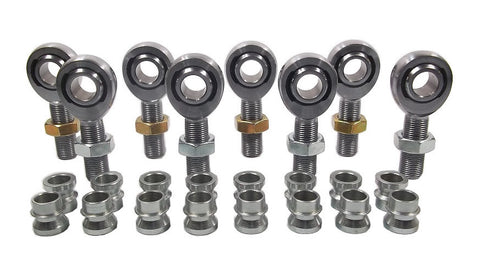 5/8 x 5/8-18 Chromoly 4 Link Kit With 5/8 To 1/2 High Misalignment Spacers & Jam Nuts