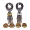 5/8 x 5/8-18 Chromoly Panhard Bar Kit With 5/8 Steel Cone Spacers, Weld-In Bungs .095 & Jam Nuts