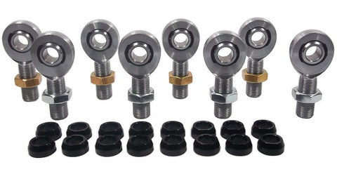 5/8 x 3/4-16 Chromoly 4 Link Kit With 5/8 Aluminum Cone Spacers & Jam Nuts