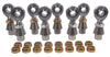 1/2 x 3/4-16 Chromoly 4 Link Kit With 1/2 Steel Cone Spacers, Weld-In Bungs .250 & Jam Nuts