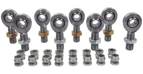 5/8 x 3/4-16 Chromoly 4 Link Kit With 5/8 To 1/2 High Misalignment Spacers & Jam Nuts