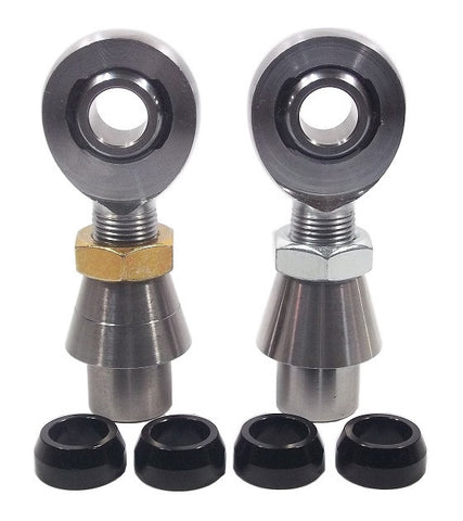 5/8 x 3/4-16 Chromoly Panhard Bar Kit With 5/8 Aluminum Cone Spacers, Weld-In Bungs .250 & Jam Nuts