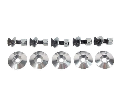 5 Pack Aluminum Conical Washer Set