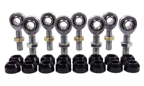 7/16 x 7/16-20 Chromoly 4 Link Kit With 7/16 Aluminum Cone Spacers, & Jam Nuts