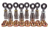 7/16 x 7/16-20 Chromoly 4 Link Kit With 7/16 Steel Cone Spacers, Weld-In Bungs .065 & Jam Nuts