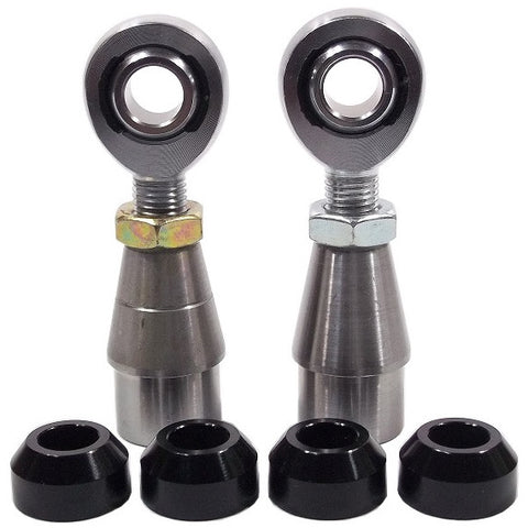 7/16 x 7/16-20 Chromoly Panhard Bar Kit With 7/16 Aluminum Cone Spacers, Weld-In Bungs .065 & Jam Nuts