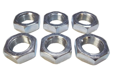 7/8-14 Steel Right Hand Jam Nuts (6 Pack)