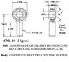 5/8 x 3/4-16 Economy 4 Link Kit With 5/8 To 1/2 High Misalignment Spacers, Weld-In Bungs .250 & Jam Nuts