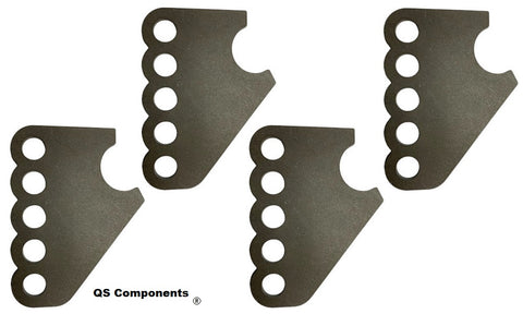 Front 180 Ladder Bar Brackets Fits 1 3/4" Crossmember 3/4 Hole (Qty 4)