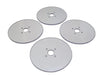 Quarter Scale Car Round Lexan Toe Plate Set (Sold In Sets Of 4)