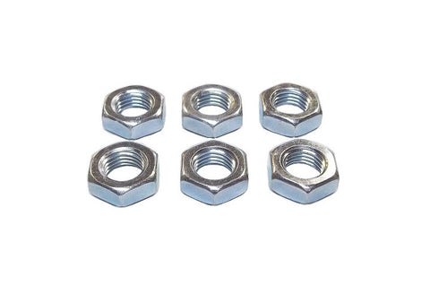M8 X 1.25 Metric Steel Right Hand Jam Nuts (6 Pack)